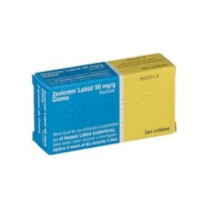 ZOVICREM LABIAL 50 mg/g CREMA 1 TUBO 2 g + BOMBA...