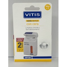 VITIS SEDA DENTAL CON CERA 50 M 2 U DUPLO