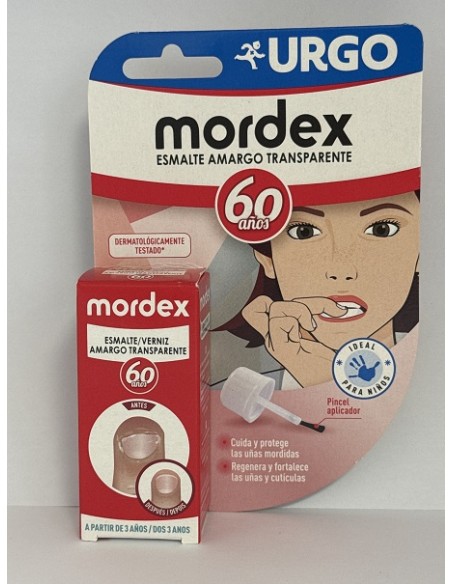 MORDEX ESMALTE AMARGO TRANSPARENTE...
