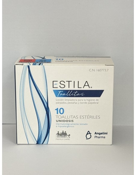 ESTILA TOALLITAS ESTERILES10U