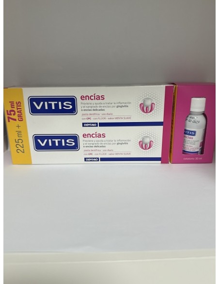 VITIS ENCIAS PASTA DENTIFRICA 150 ML 2 U