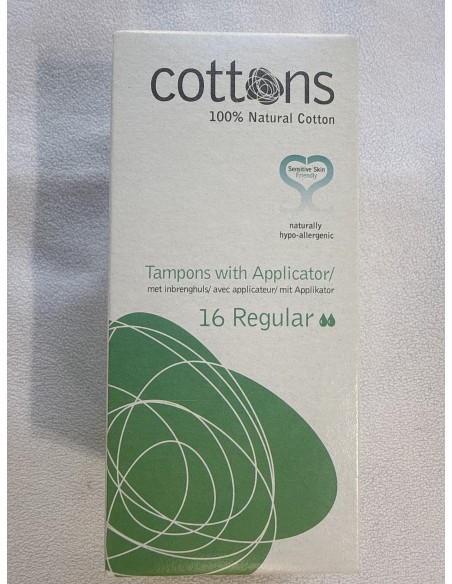 COTTONS TAMP. C/APLICA REGULAR 16 UNI