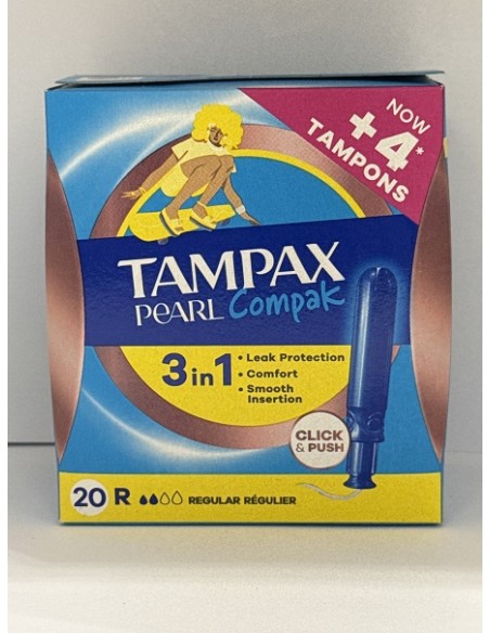 TAMPAX COMPAK REGULAR 20 U