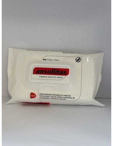 ANSOLLITAS TOALLITAS HIGIENE ANAL 50...