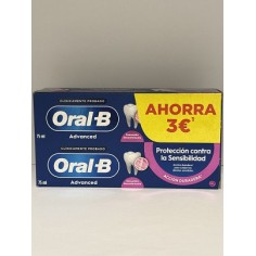 ORAL-B SENSIBILIDAD Y ENCIAS CALM 2 TUBOS 100 ML PACK AHORRO
