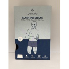 ROPA INTERIOR PARA PERDIDAS DE ORINA SOUVERAN BOXER 1...
